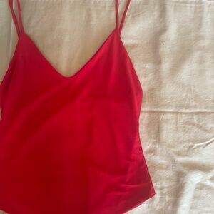 Red V-Neck Bodysuit from Windsor